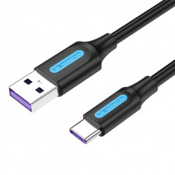 Vention USB-A 2.0 - USB-C Cable 2m Black