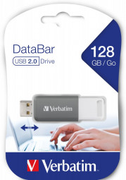 Verbatim 128GB DataBar USB2.0 Grey