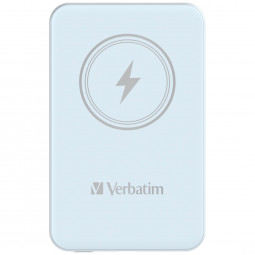 Verbatim Charge 'n' Go Magnetic Wireless 5000mAh PowerBank Blue