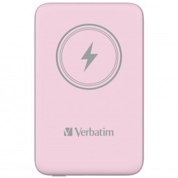 Verbatim Charge 'n' Go Magnetic Wireless 10000mAh PowerBank Pink