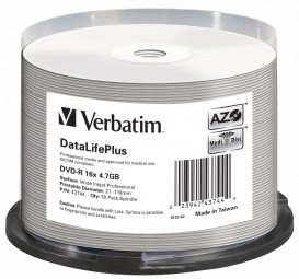 Verbatim DVD-R 4,7Gb 16x Hengeres 50db/csomag (50-es címke)