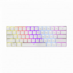 White Shark GK-2022W Shinobi Blue Switches Mechanical 60% Gaming Keyboard White US