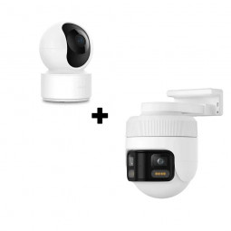 Xiaomi EC6 Panorama Outdoor Security Camera + C21 Home Security Camera PROMO csomag